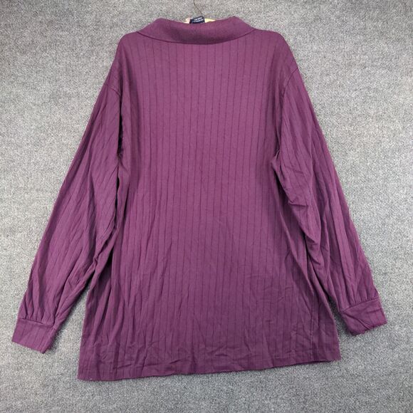 Vintage Blair Menswear Dress Shirt Mens Size 2XL Purple Striped Made in USA - Picture 3 of 13